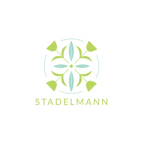 Logo concept for a wholesaler of freshly cut flowers.