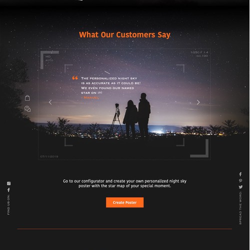 Web Design Concept for Starmoment