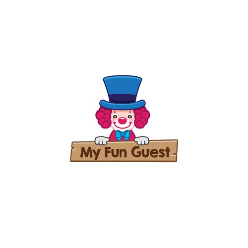 Child oriented logo for character rental