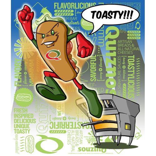 Create a Superhero for Quiznos- Awarding 15 Winning Designs 