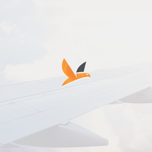 Minimal aviation logo