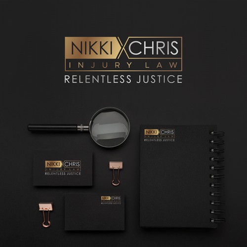Nikki Chris Injury Law- Logo is Relentless Justice