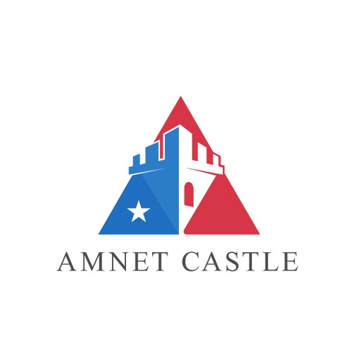 Create the next logo for Amnet Castle (can also be Castle Amnet - these two words should be switchable in terms of order as they