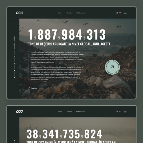 Pollution Awareness Fund Web Design