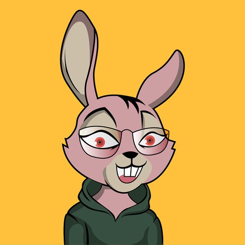 Design a Rabbit Character for a NFT range