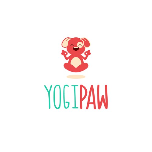 Cute logo for YogiPaw