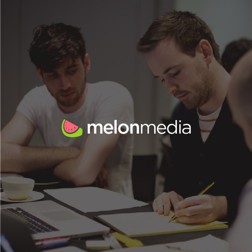 melonmedia logo design