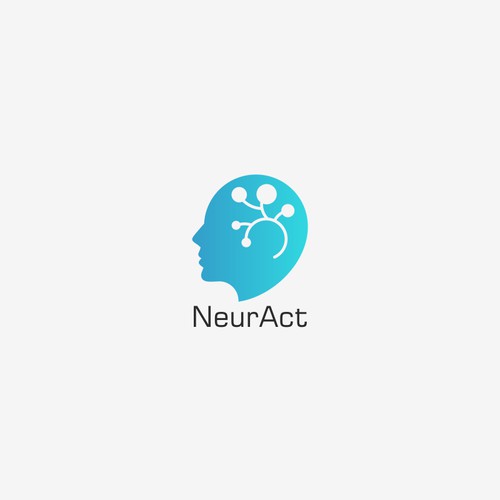 Brain logo design concept