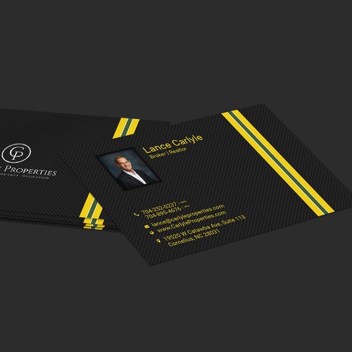 Business card for a luxury Real Estate Firm