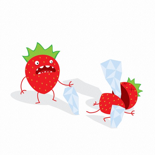 strawberries not having fun