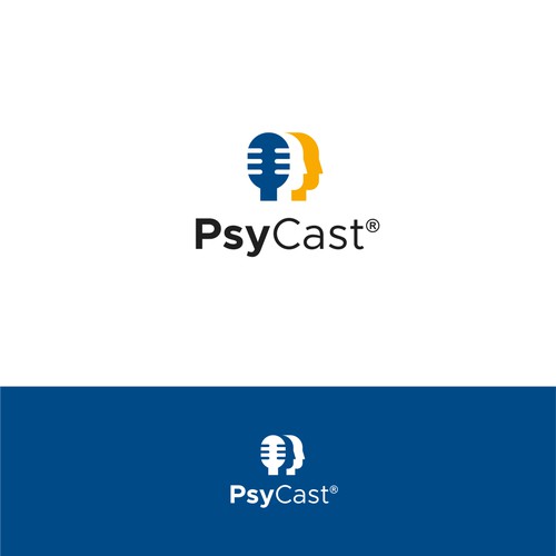 PsyCast logo design