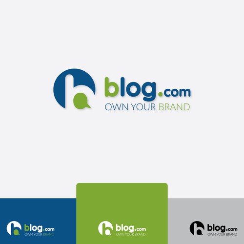 Bold logo concept for blog.com