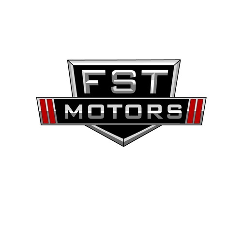 FST Motors - car restoration logo concept