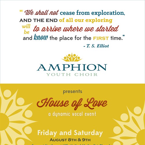 Amphion Youth Choir Flyer