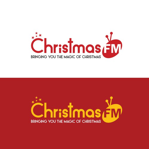 Creative Logo For A Christmas FM Channel