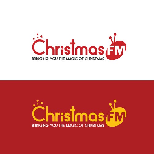 Creative Logo For A Christmas FM Channel
