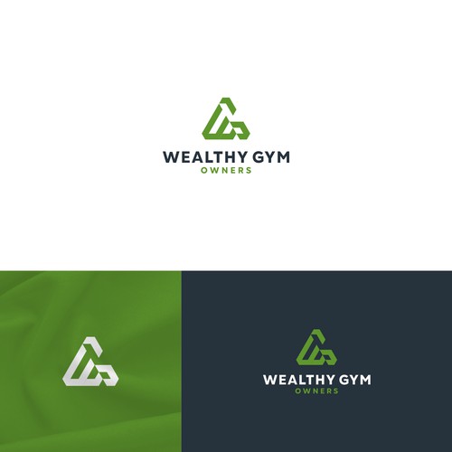 monogram logo for gym coaching