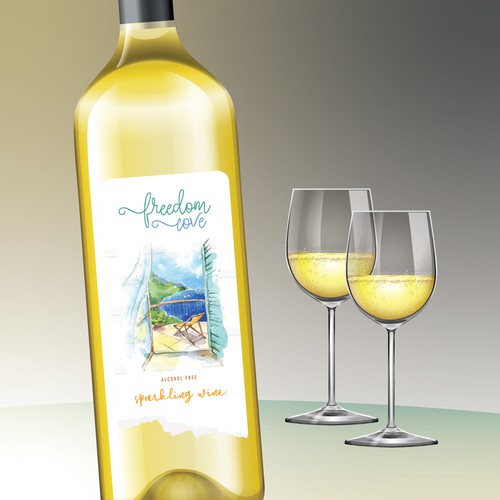 Wine label design