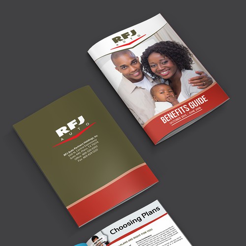 Benefits guide brochure for RFJ Auto