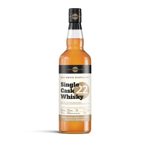 Whisky label design