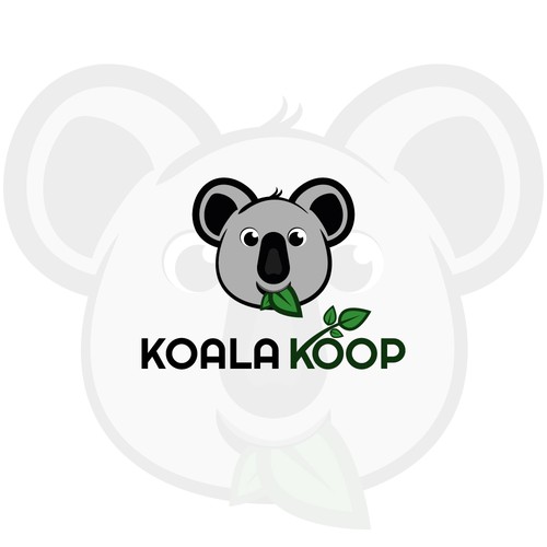 Simple logo for Koala Koop