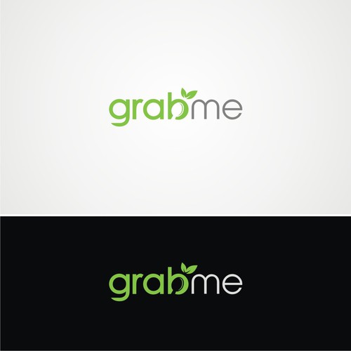 natural & modern logo for "grab me"