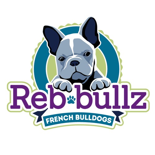 Logo Design for French Bulldog Breeder