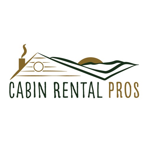 Logo concept for a Cabin Rental Company
