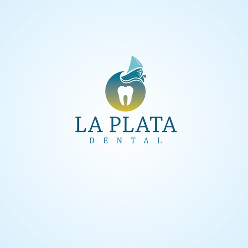 Gradient logo for LA PLATA dental