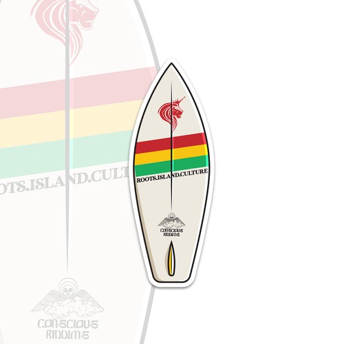 Surfboard Sticker 