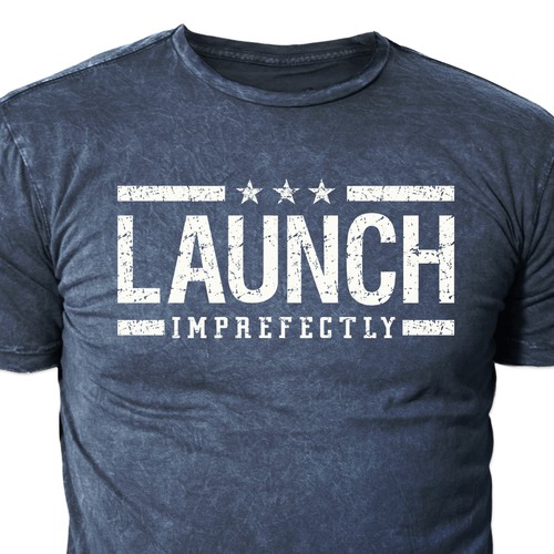 T shirt Design for LAUNCH Imprefectly