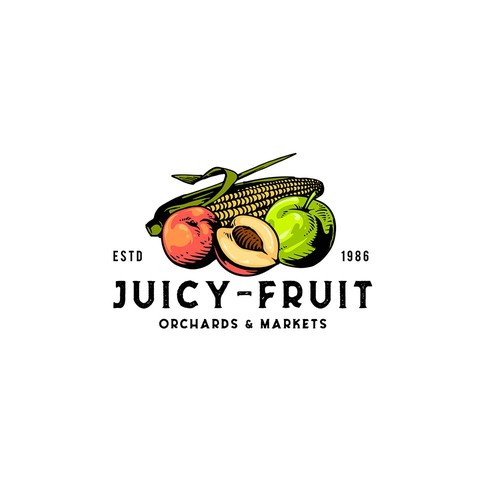 fruit logo design