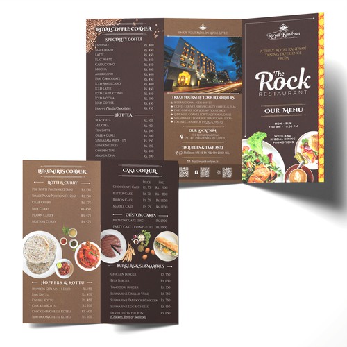 Tourist Hotel Restaurant Menu