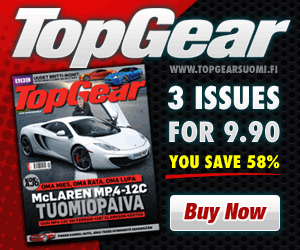 Top Gear Finland magazine needs a set of display ads / landing for subscription sales