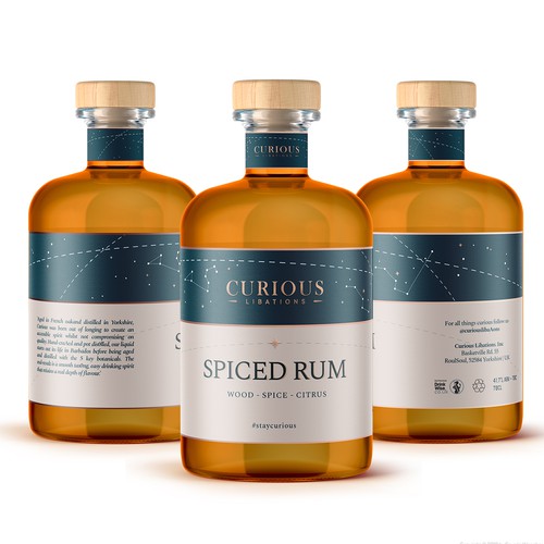 Spiced Rum Label