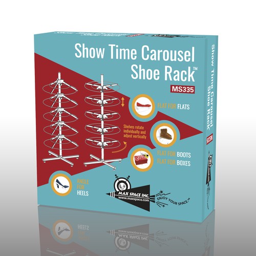 Pack for a new shoe rack