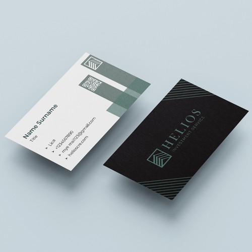 Business card for real estate company