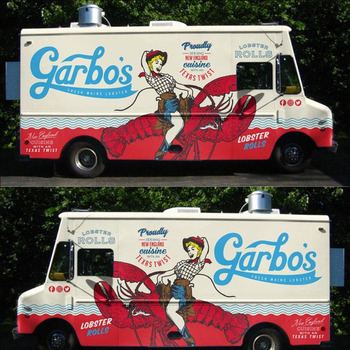 garbo's food truck wrap