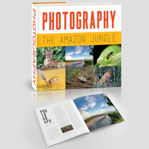 Book Cover Design For A Photography Book About The Amazon Jungle