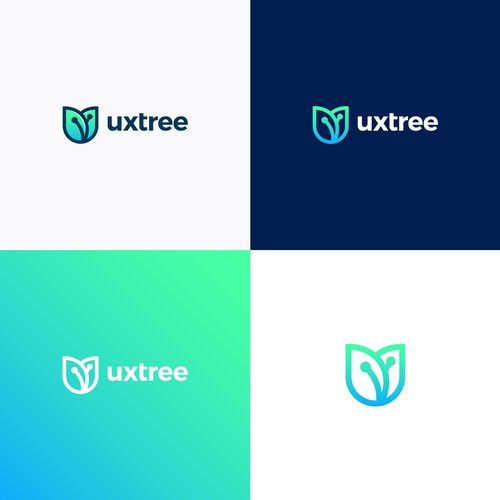 Bold logo concept for Uxtree Design Co