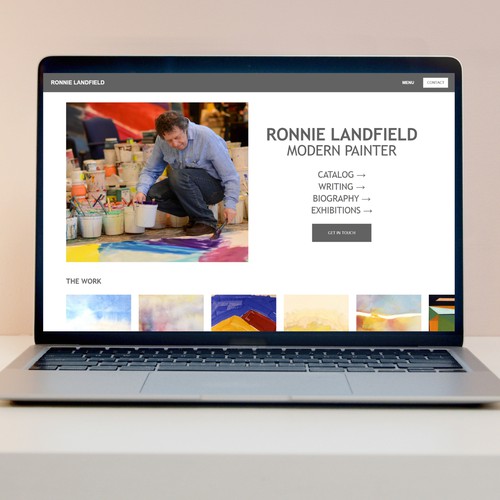 Signature Website for Ronnie Landfield, Artist