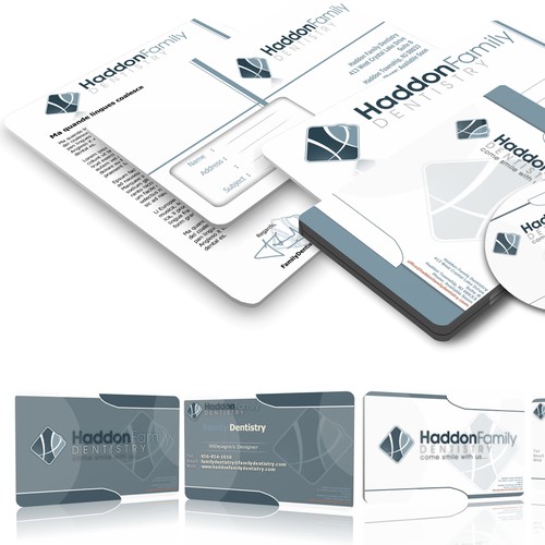 stationery for Haddon Family Dentistry