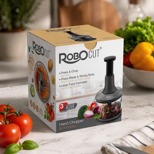 ROBOCUT Kitchen Product Packaging Design