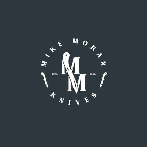 Classic logo for mike moran knives