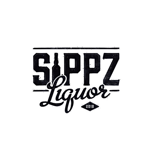 Logo design for Sippz Liquor Store