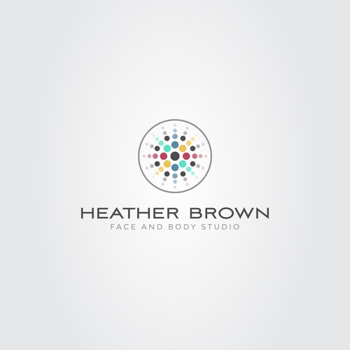 Clean, edgy, modern logo concept for "Heather Brown Studio" 