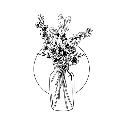 flowers in a vase