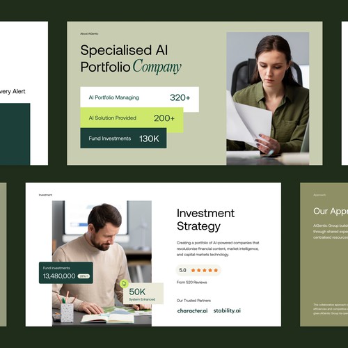 AI Finance Pitch Deck Design – Modern & Professional