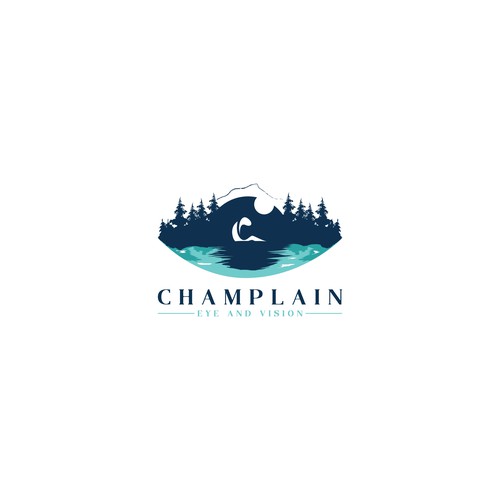 Hand Drawn Logo for "Champlain"'