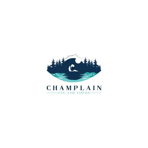 Hand Drawn Logo for "Champlain"'